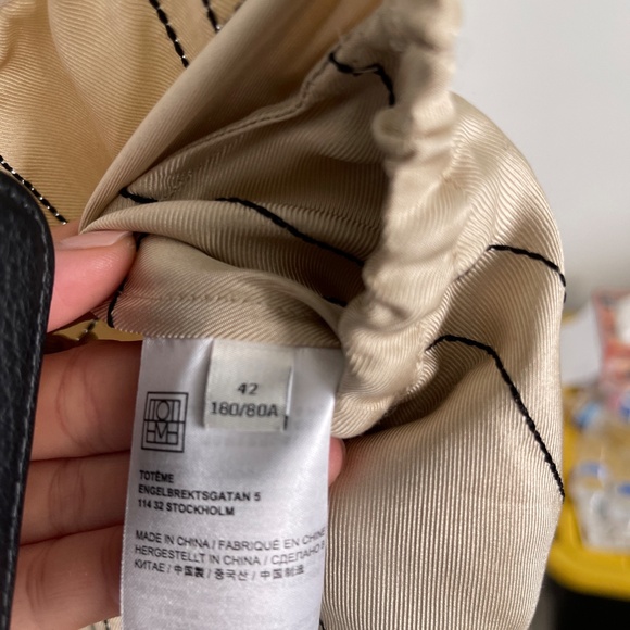 Toteme Silk Monogram Trouser Brand New Size 42 - Picture 5 of 5